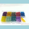 퓨즈 Wholesalenew 90pcs 중간 블레이드 퓨즈 구색 자동차 오토바이 SUV 퓨즈 키트 배달 사무실 학교 사업 산업 E DHWB2