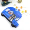 Gift Wrap 5PCS Cartoon Car Shape Candy Bags Cookie Plastic Zipper For Toys Snack Baking Package Kids Birthday Xmas Party Supply 221108