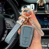 H Keychains Car Key Case لـ Toyota Chr Rav4 Auris Prius Camry Corolla Land Cruiser 200 Prado Crown TPU خارج الغطاء