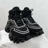 Men Cloudbust Thunder Sneakers Platform Shoes Runner Trainer Outdoor حذاء متماسكة النسيج منخفض أعلى من المطاط الخفيف السحابية الرعد