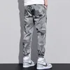 Herenbroek Militaire camouflage Fashion Cargo mannen joggt elastische taille hiphop streetwear jogger maat m-5xl