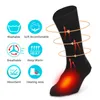 Spor çorapları Elektrikli ısıtmalı pille güçlendirilmiş soğuk hava ısıtı erkekler için kadınlar açık hava sürme kampı yürüyüş sıcak kış 221115