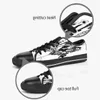m￤n kvinnor diy anpassade skor l￥g topp canvas skateboard sneakers trippel svart anpassning uv tryck sport sneakers br93