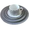 Canecas Nordic Bone China Chep Cool Sco colher de pires 220ml British Cafe Porcelain Tea