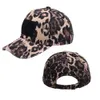 Baseballmössor broderad flaggförälder-child hästsvans cap leopard tryck kamouflage boll mössor sommar solskyddsmedel monogram solskade hatt de924