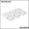 Moldes de cozimento Silikolove Sile mod moldes redondos para bolo mousse sobremesas donuts de alta qualidade 220601 entrega de gota home jardim cozinha dhtqx