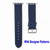 Luxury G Designer StrapsWatchbands Watch Band 42mm 38mm 40mm 44mm 41mm 45mm iwatch 8 7 2 3 4 5 6 bands Leather Strap Bracelet Fashion Stripes watchband LGDHC Designs