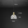 Lámparas colgantes Modernas luces de techo de cristal de lujo Lámpara colgante de cocina Loft Dormitorio Decoración para el hogar Araña Accesorios de iluminación LED para interiores