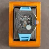 11-03 Montre DE Luxe herenhorloges 40x50x16mm automatisch uurwerk keramische Relojes rubberen band Horloges luxe horloge