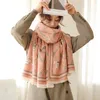 Autumn and winter 2022 new vintage carriage cashmere scarf fashion decoration long style with warm scarf women's shawl