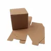 Opakowanie prezentów 10pcs Brown Kraft Boxes Party Wedding Favors 2 "Candy Torby Opakowanie dostaw 221108