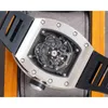 Rm030 Luxury Mens Mechanical Fully Watch Richa Milles Automatic Movement Sapphire Mirror Rubber Watchband Swiss Wrist Watches Z7mv High Quality