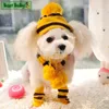 Abbigliamento per cani Inverno Pet Puppy Accessori per cani Cappelli a righe a maglia Sciarpa Calzini Piccoli piccoli grandi animali Yorkshire Chihuahua Prodotti per gatti 221114