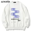 Pulls pour hommes Lenstid Hommes Hip Hop Tricoté Jumper Creative Motif Imprimer Streetwear Harajuku Automne Hipster Casual Knitwear Pulls 221114