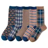 Chaussettes femelles au printemps automne double aiguille double voile