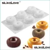 Moldes de cozimento Silikolove 6 Cavidade Mold de chiffon Mousse Sile para Diy Baking sobremesas Mod 220601 Drop Delivery Home Garden Kitch Dh0ka