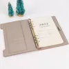 Gevşek Yaprak 6 Yüzük Hole Vintage Eski Stil Defter Haftalık Aylık Kağıt Kırtasiye 178 Çizelge İçinde Çizgi Yapmak İçin