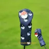 Diğer Golf Ürünleri Kulübü 1 3 5 Head Incovers Sürücü Fairway Woods Kapak PU Deri Kafa Kapakları Set Koruyucu Aksesuarlar 221104004331