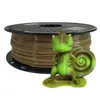Yazıcı Şeritler 1 75mm PLA 3D Filament Renk Değişimi Sıcaklık 31 45 Derece Koyu Yeşil - Kırmızı Sarı Baskı Malzemesi 221114
