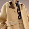 Women Women Wool Coat Coat V Designer Jacket Trench Coates Fashion Winter Wintbreaker الإصدار الأعلى نساء من الصوف النسائي يمزج السترات الطويلة الطويلة