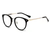 Lunettes de soleil Cadres Vintage Rond Anti lumière bleue femmes lunettes d'ordinateur cadre mode Marque designer Lentille claire Transparent cadre de lunettes pour femmes T2201114