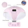 Secadores de unhas Duas mãos Cura de gel Polsih Máquina 48W LEDS LED LEDS UV para secar Luz dupla 211031