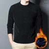 Men's Sweaters Mens Knitted Sweater Pullover Men's Plush Thick Fleece Autumn Winter Warm Men Clothing Bear Jumper