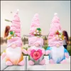 Other Festive Party Supplies Mothers Day Dwarf Gift Spring Flowers Gnome Easter Birthday Doll Home Festival Desktop Decor 668 S2 D Dhrpj