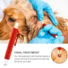 Dog Apparel 7 Pcs Pet Tick Remover Tool Set Hook Flea Tweezers Clip Comb Magnifying Glass for Cat Assessoires 221103