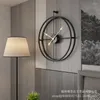 Wanduhren Kreativität Europäische Uhr Goldener Zeiger Luxus modernes Design Metallmaterial Reloj de Pared Home Decor