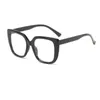 Sonnenbrillenrahmen Damen Brillengestell 2020 Neues schwarzes quadratisches Brillengestell Damen Großes Brillengestell übergroße Modestile Acetat T2201114
