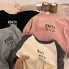 ベビーキッズファッション服子供長袖 Tシャツ春と秋の服デザイナーブランド子供服コットントップス