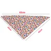 Dog Apparel 80pcs Bandana Cotton Adjustable Pet Bibs Scarf Small Middle Large Bandanas Collar Supplies Accessories 221103