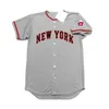 Custom 1951 New NY York Vintage Baseball Jersey Вилли Мэйс Бобби Томсон Эдди Стейнки Лео Дурочер Монте Ирвин Сэл Магли Серый Крем