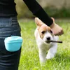 Silikon Dog Treat Pouch Pet Portable Dog Training Påsar Bekväm magnetisk spänne Stängande midjeklipp Utomhusfoderlagring