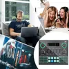 أخرى AV Accessories V9SJ Audio Audio Mixer Live Sound Card بطاقة محمولة الصوت Changer Karaoke Recording Home KTV Game Music Singing v10 221115