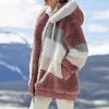 Frauen Pelz Casual Fleece Faux Mantel Kalt Outwear Frauen Winter Mäntel Warme Dicke Kapuze Jacke Frau Mantel Frauen Modische