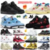 Jumpman 4s 4 basketball shoes for men women Sail Military Black Cat Sail Red Thunder White Oreo Cactus Jack Blue University Infrared Cool Grey sports sneakers