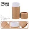 Gift Wrap Paper Box Tube Container Cardboard Bottle Kraft Cylinder Boxes Tubes Oil Essential Packing Round Packagingpracticalcandle