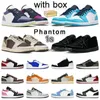 Jumpman 1 Low Basketball Shoes 1s Sail Black Phantom Tennis Skate Sneakers Jump Man Multi Color Reverse Mocha Brown Gold Unc Cool