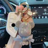 Schlüsselanhänger Fancy Fantasy Bowknot Schlüsselanhänger Strass Strass Bär Tier Schlüsselanhänger Gurt Auto Dame Schlüsselanhänger Tasche Anhänger Llaveros Para Mujer T220909