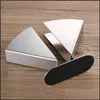 Tissue Boxes Napkins Stainless Steel Napkin Holder Paper Serviette Dispenser Vertical Decorative Tissue Rack Box For Dining Table Dhwn9