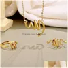 Dangle Chandelier Dangle Earrings 2022 Original Design Heart Line Zircon Women Ins Fashion Vintage For Sterling Sier 925 Jewelry D Dhegh