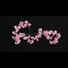 Decorative Flowers Wreaths 1 8M Sakura Rattan Flower Simation Vine Festive Wedding Arch Decoration Artificial Blossom Flowers Brid Dhts4