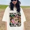 メンズタンクトップ特大のTシャツ女性アプリコットマッシュルームプリントTシャツoネックカジュアルサマープラスサイズの女性Tシャツファッションストリートウェア