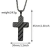 American Flag Cross Pendant Necklace heren roestvrijstalen ketting mode -accessoires