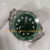 3 cores 2022 novo modelo relógios masculino profissional 300m mostrador verde pulseira de aço inoxidável 42mm cal.8800 movimento relógio automático relógios de pulso esporte