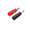 Accessoires d'éclairage 1/2/5 paire noir rouge 4mm fiche banane connecteur de fil de haut-parleur adaptateur de câble à vis mâle pour sonde multimètre