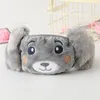 Child Cartoon Bear Face Mask 2 In 1 Cover Plush Ear Protective Thick Warm Kids Mouth Masks Cute Winter Mouth-Muffle With Earflap Sea Shipping RRC556