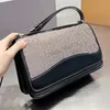 Designer Bandit Shoulder Bag Women Classics Textile Signature Jacquard Glovetanned Leather Flap Snap Closure Crossbody Multifunction Bags Pockets Purse Bags 23